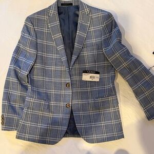 Ralph Lauren Blue Plaid Kids Blazer